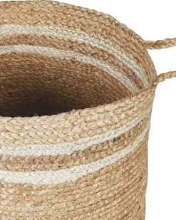 Sæt af 3 kurve ZHOB Jute Naturlig