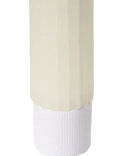 Sæt af 6 LED-stearinlys SAPHIR 24 cm Cremehvid