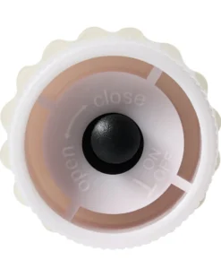 Sæt af 6 LED-stearinlys SAPHIR 24 cm Cremehvid