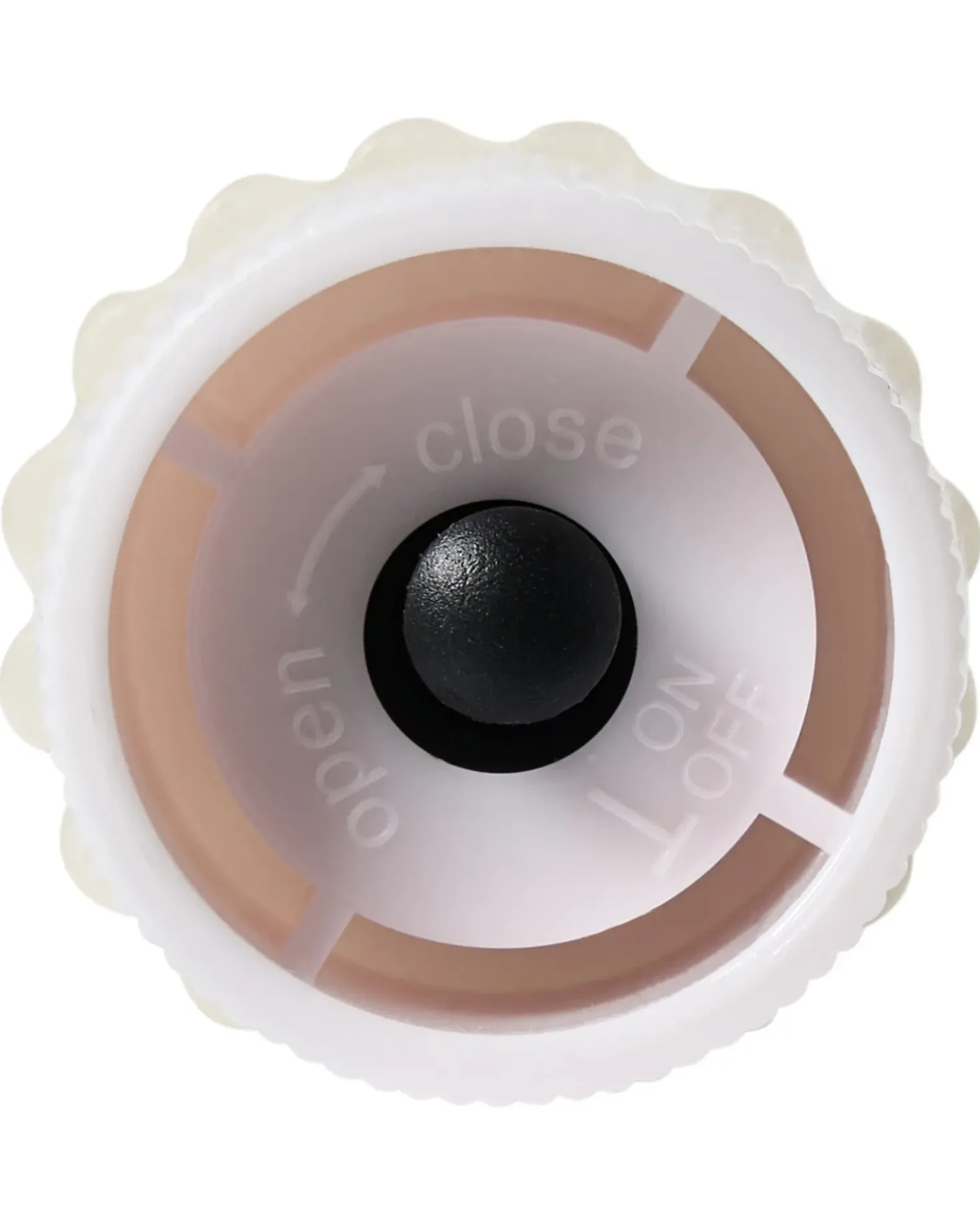 Sæt af 6 LED-stearinlys SAPHIR 24 cm Cremehvid