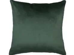 Sæt af 2 pyntepuder BELLEROSE Velour 45 x 45 cm Mørkegrøn Plante mønster