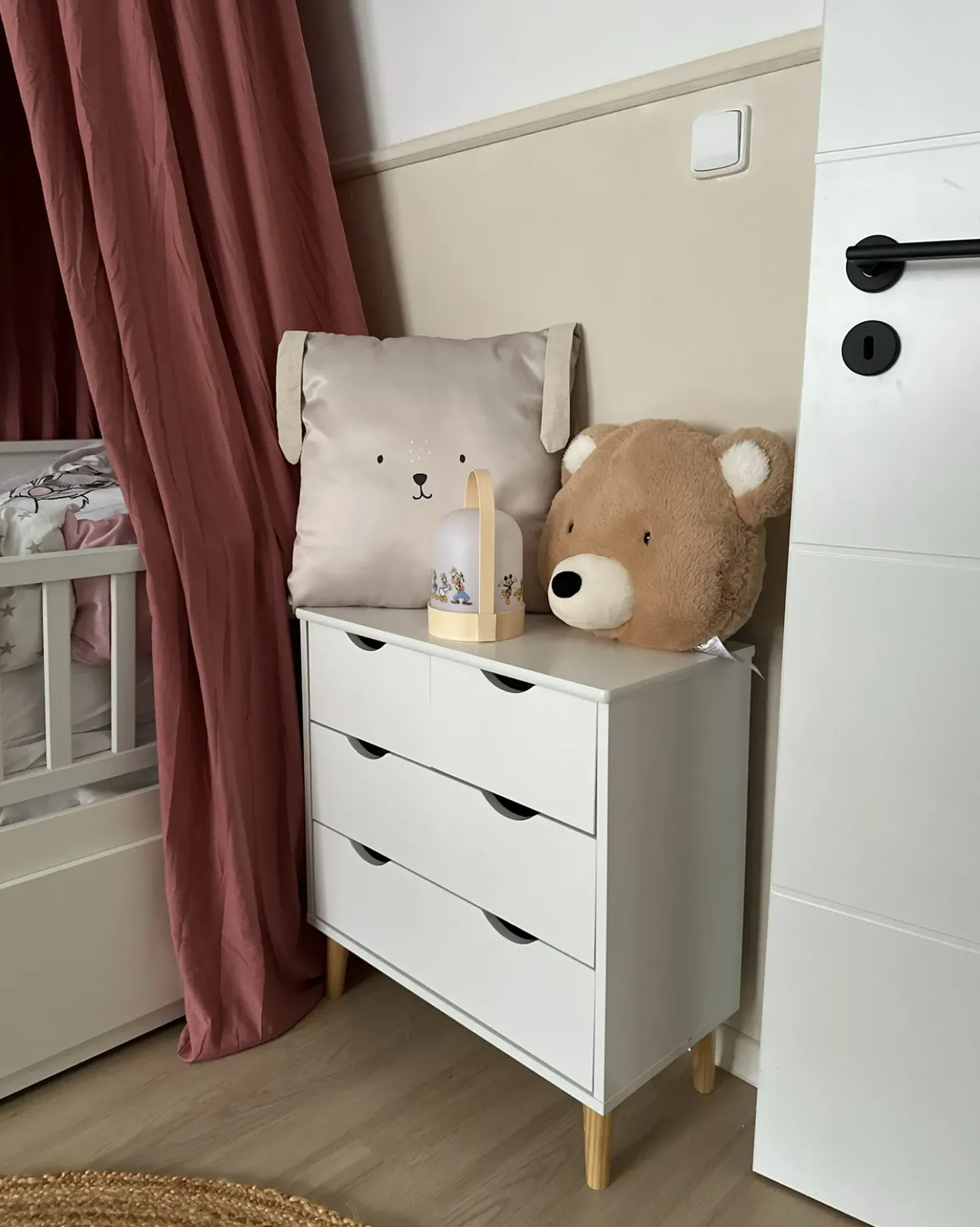 Sæt af 2 pyntepuder CONEY Bomuld 45 x 45 cm Lys Beige