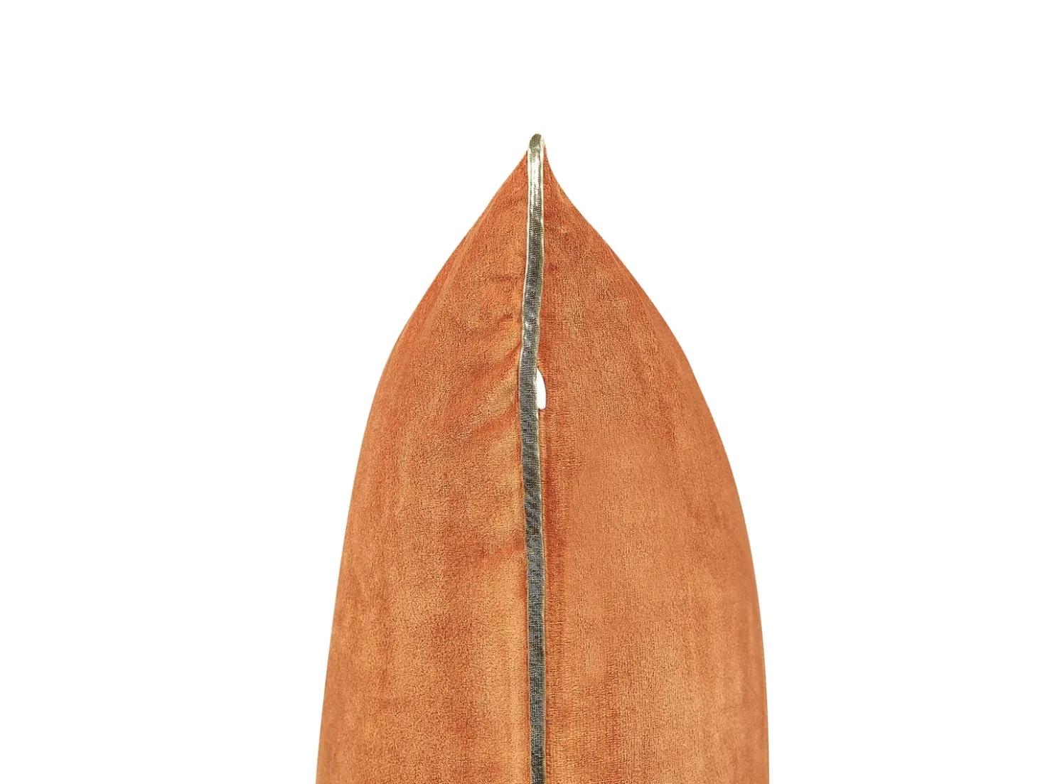 Sæt af 2 pyntepuder CROCUS Velour 45 x 45 cm Orange Abstraktmønster