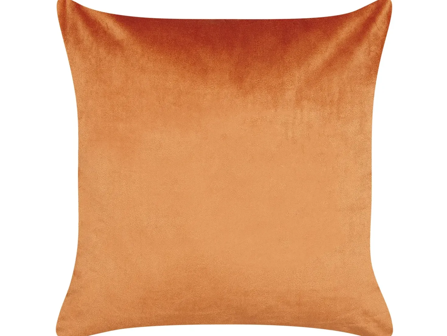 Sæt af 2 pyntepuder CROCUS Velour 45 x 45 cm Orange Abstraktmønster