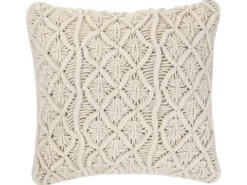 Sæt af 2 pyntepuder GOREME Bomuld 45 x 45 cm Lys Beige Geometrisk mønster