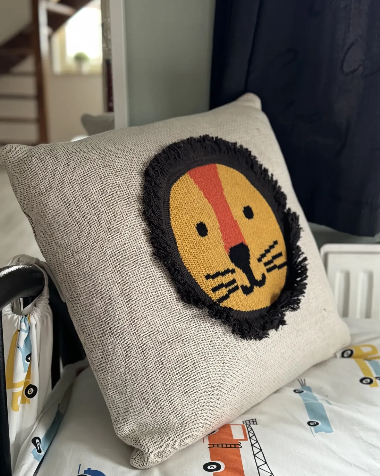 Sæt af 2 pyntepuder SARANGAR Bomuld 45 x 45 cm Beige
