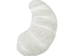 Sæt af 2 pyntepuder SNOWDROP Bomuld 40 x 25 cm Hvid