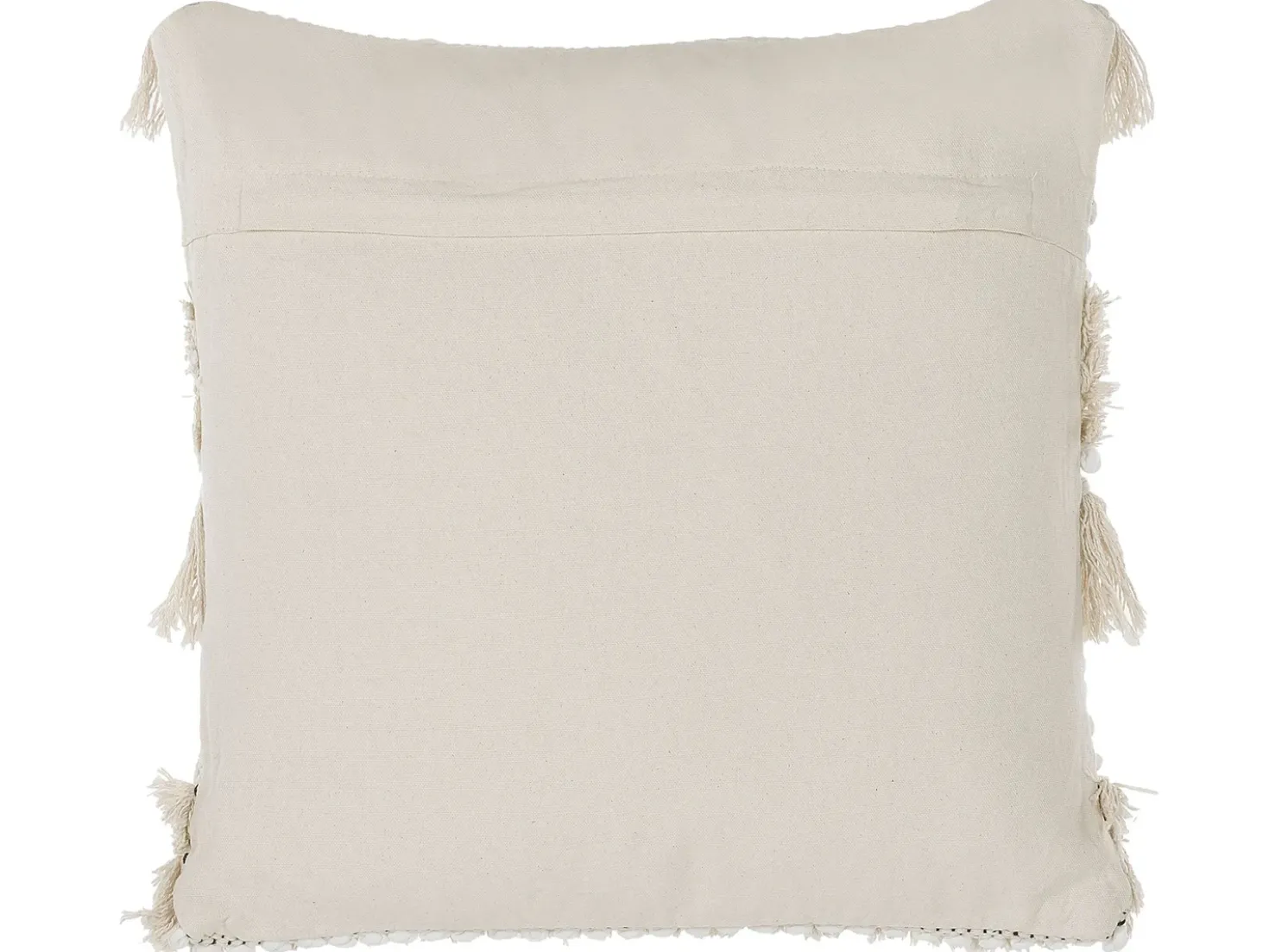 Sæt af 2 pyntepuder VILLUR Bomuld 45 x 45 cm Beige Stribet mønster