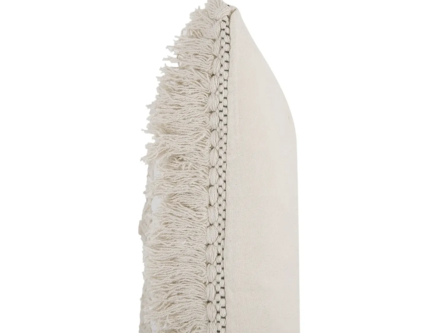 Sæt af 2 pyntepuder VILLUR Bomuld 45 x 45 cm Beige Stribet mønster