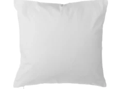 Sæt af 2 pyntepuder YASMIN Bomuld 45 x 45 cm Hvid Guld Sort Plante mønster