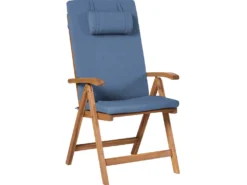 Sæt af 2 ryg-/siddehynder JAVA/AMANTEA PREMIUM 50 x 71 cm Blå