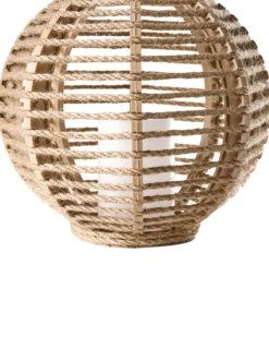 Sæt af 2 Solcelledrevne lanterne SEBU 30 cm Naturlig