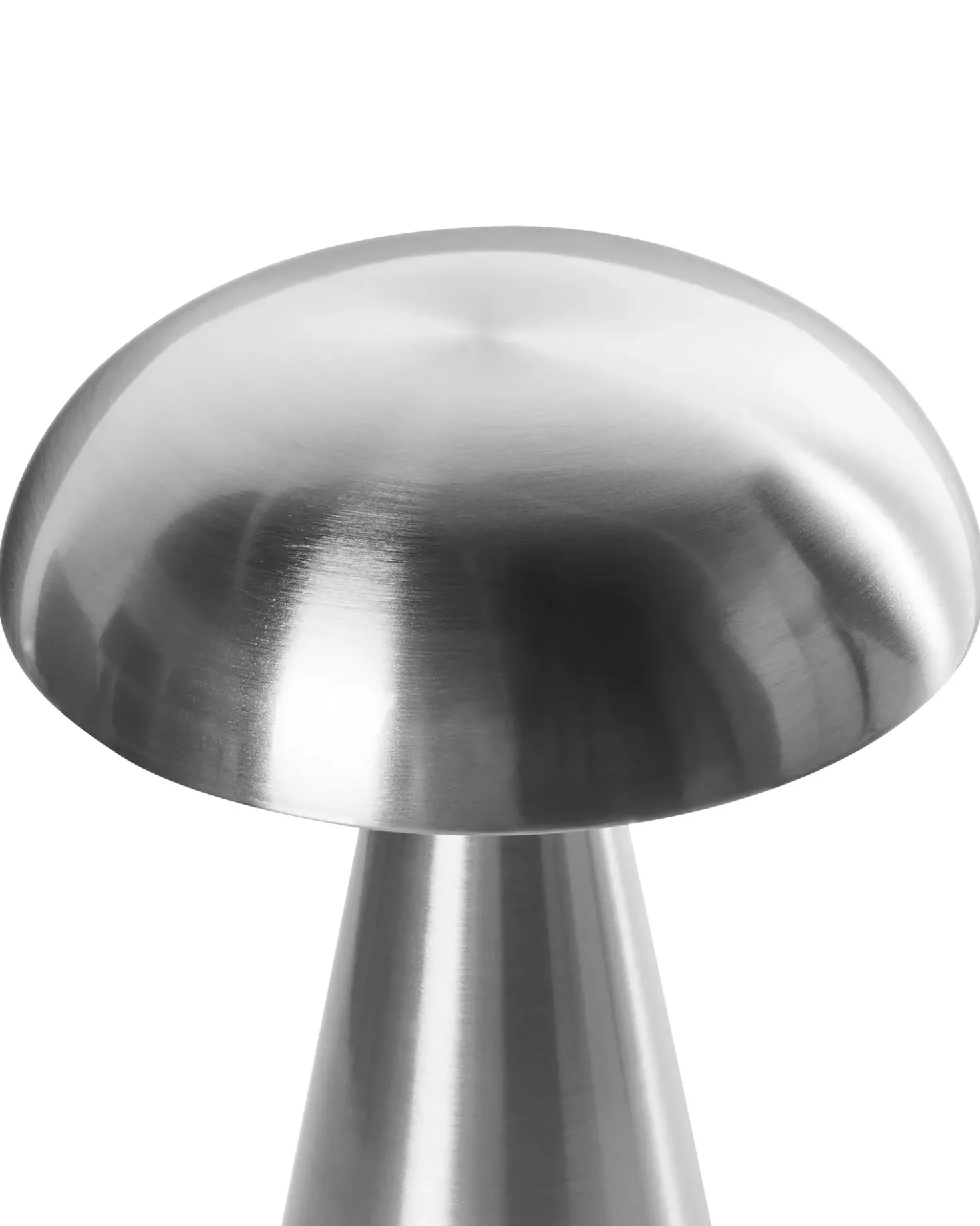 Sæt af 2 trådløse LED-bordlamper KULFO Med dæmpning Metal Sølv