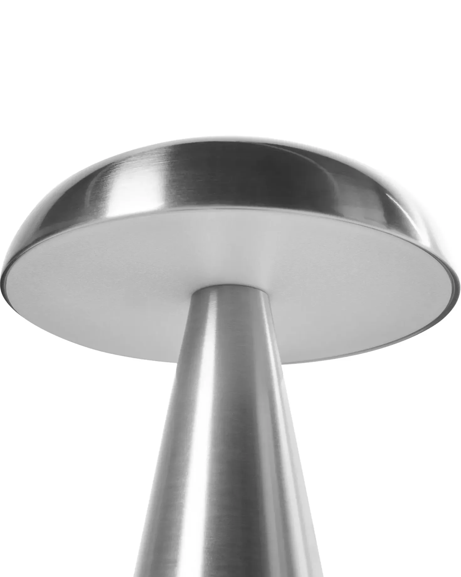 Sæt af 2 trådløse LED-bordlamper KULFO Med dæmpning Metal Sølv