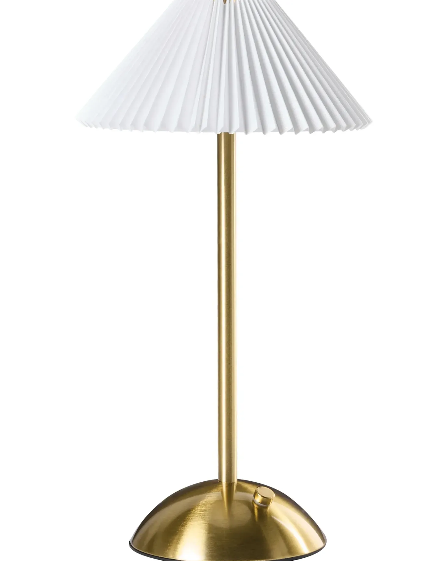 Sæt af 2 trådløse LED-bordlamper RUBA Med dæmpning Metal Guld
