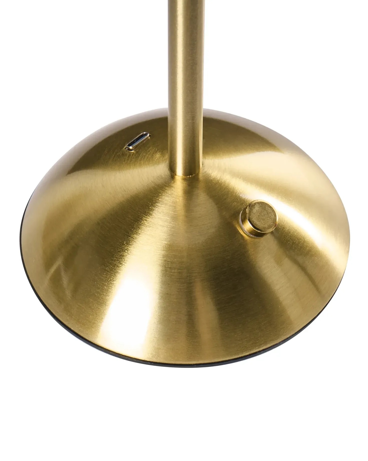 Sæt af 2 trådløse LED-bordlamper RUBA Med dæmpning Metal Guld