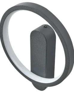 Sæt af 2 væglamper BLIES Sort Metal LED