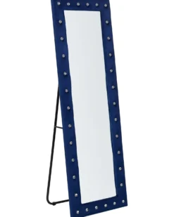 Stående spejl ANSOUIS 150 cm Velour Navy Blå