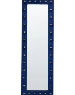 Stående spejl ANSOUIS 150 cm Velour Navy Blå