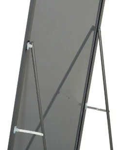 Stående spejl BEAUVAIS 156 cm Metal Sort