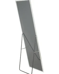 Stående spejl BEAUVAIS 156 cm Metal Sølv