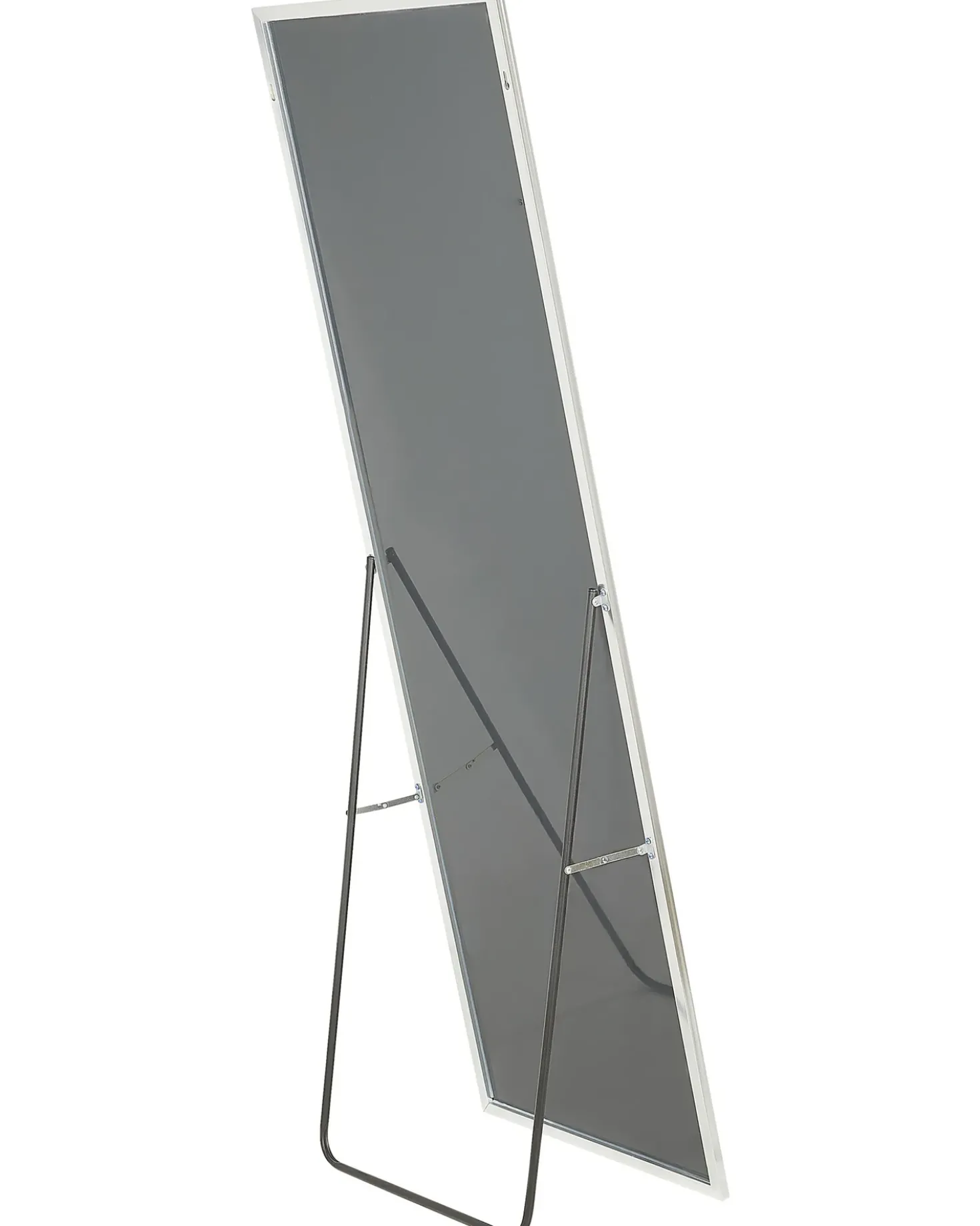 Stående spejl BEAUVAIS 156 cm Metal Sølv