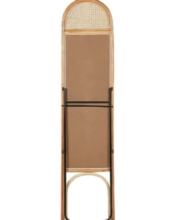 Stående spejl BRUSSEY 170 cm Rattan Naturlig