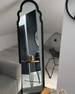 Stående spejl CHATILLON 150 cm Sort