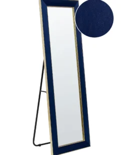 Stående spejl LAUTREC 150 cm Velour Navy Blå