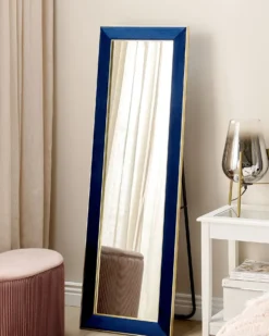 Stående spejl LAUTREC 150 cm Velour Navy Blå