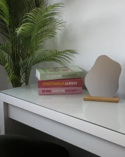 Stående spejl LOZERE 19 cm 22 cm Bambus Lysebrun