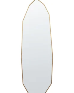 Stående spejl TARTAS 165 cm Metal Guld