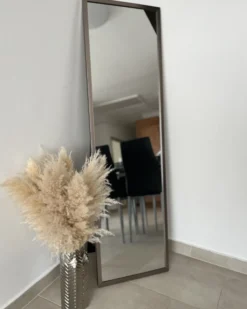 Stående spejl TORCY 140 cm Sølv