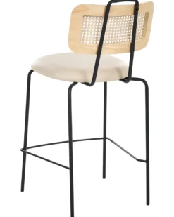 Sæt med 2 barstole ADELANTO Lys Beige