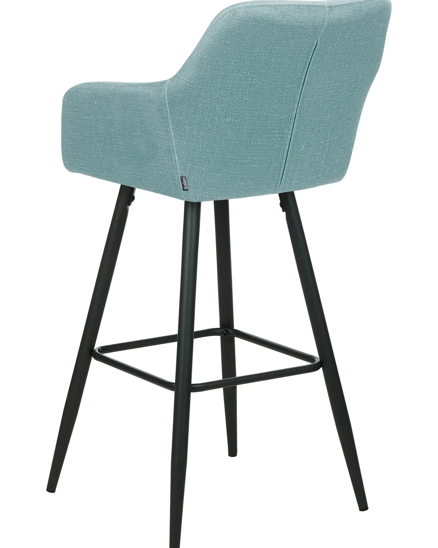 Sæt med 2 barstole CASMALIA Velour Himmelblå