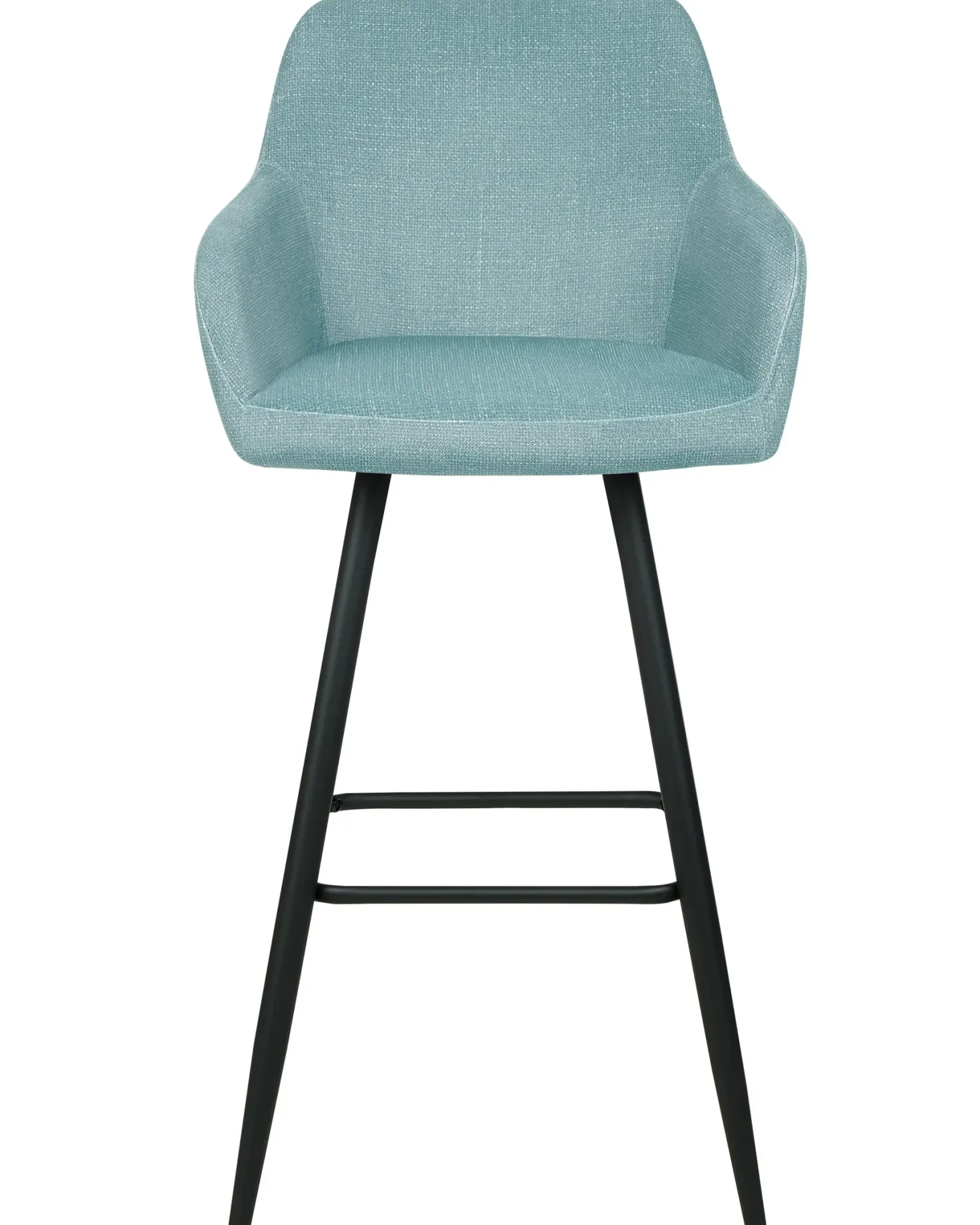 Sæt med 2 barstole CASMALIA Velour Himmelblå