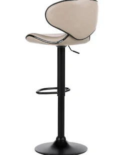 Sæt med 2 barstole CONWAY Kunstlæder Lys Beige