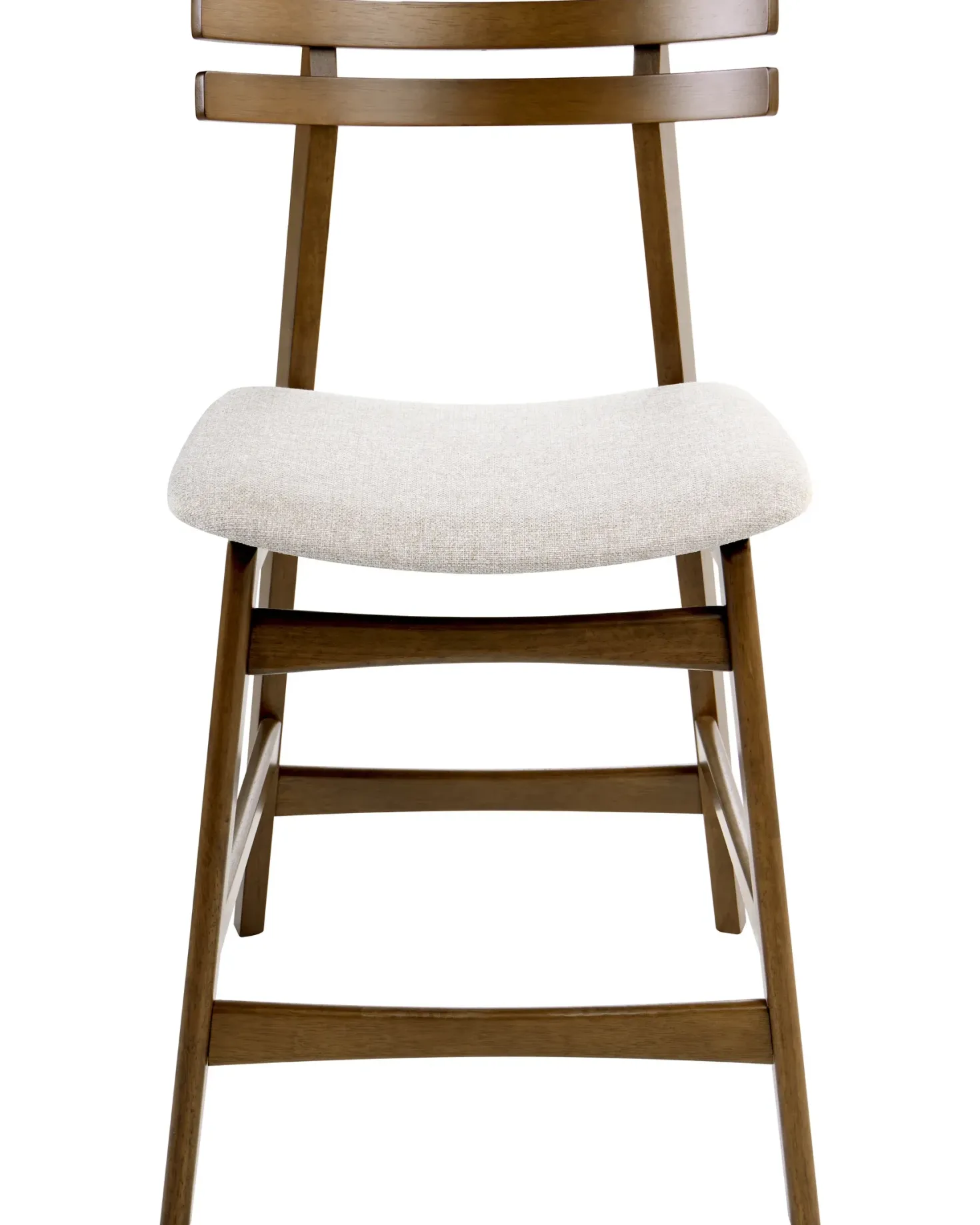 Sæt med 2 barstole CYNTHIANA Træ Brun/lys beige