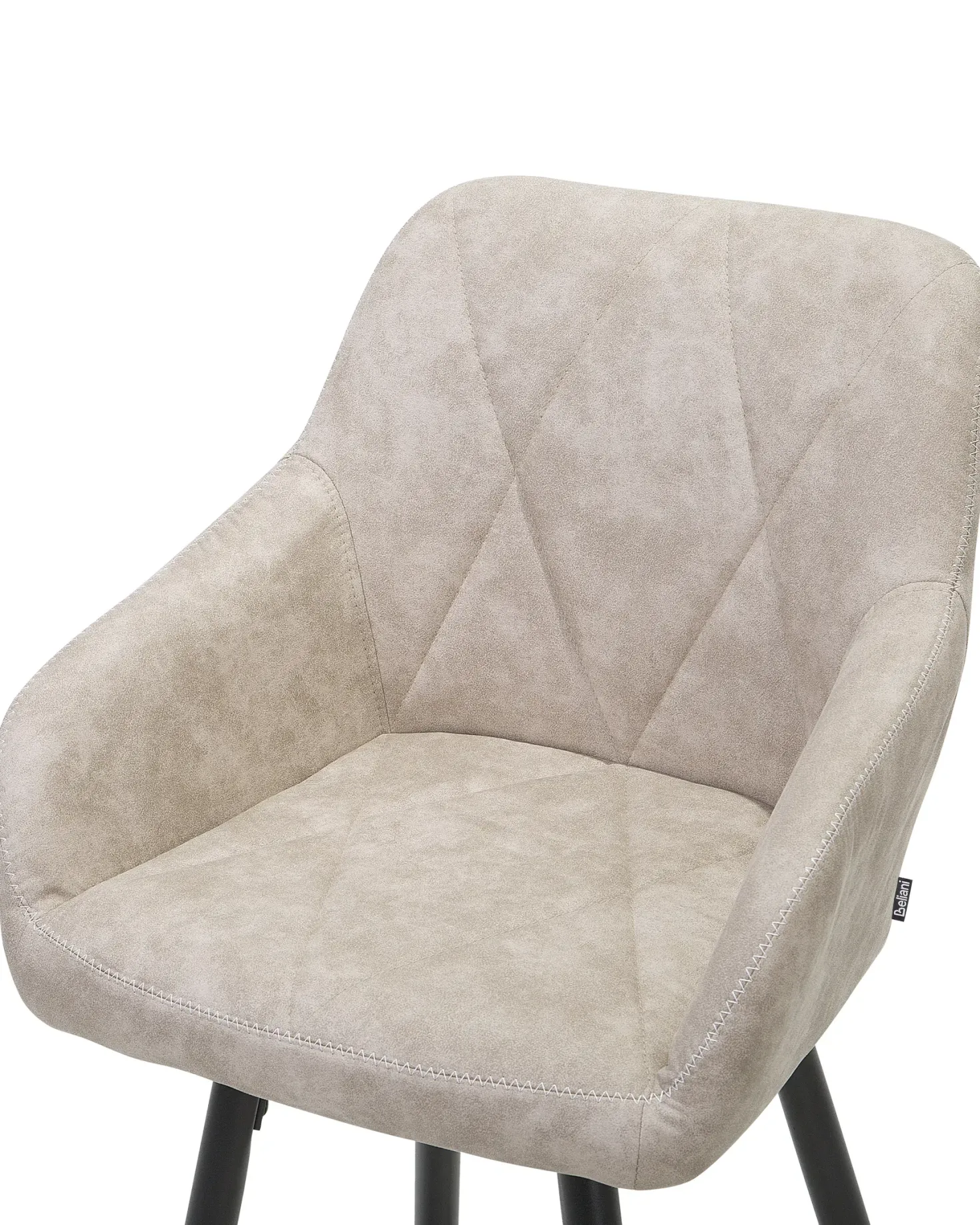 Sæt med 2 barstole DARIEN Beige