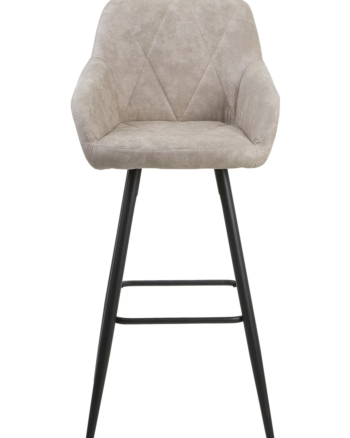 Sæt med 2 barstole DARIEN Beige