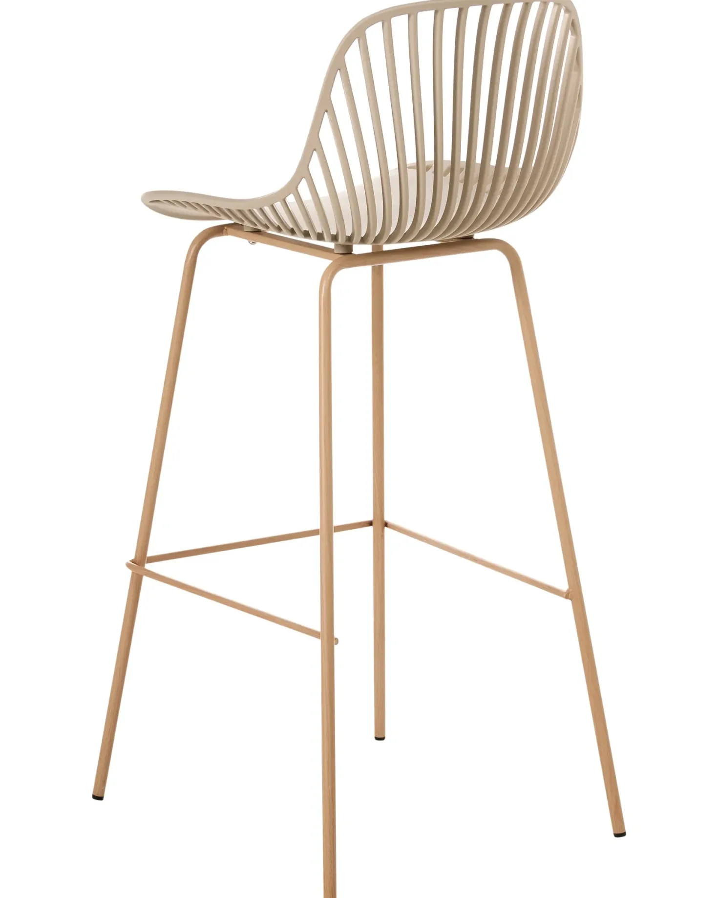 Sæt med 4 barstole KLEVE Beige