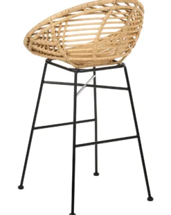 Sæt med 2 barstole WINDOM Rattan Naturlig