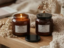 Sæt med 2 duftlys ABSOLUTE ALCHEMY Soja voks Frugtig noter Fresh notes