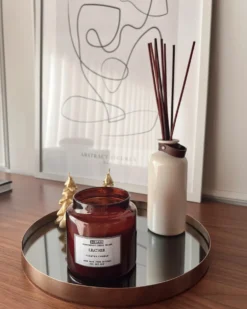 Sæt med 2 duftlys ABSOLUTE ALCHEMY Soja voks Frugtig noter Fresh notes
