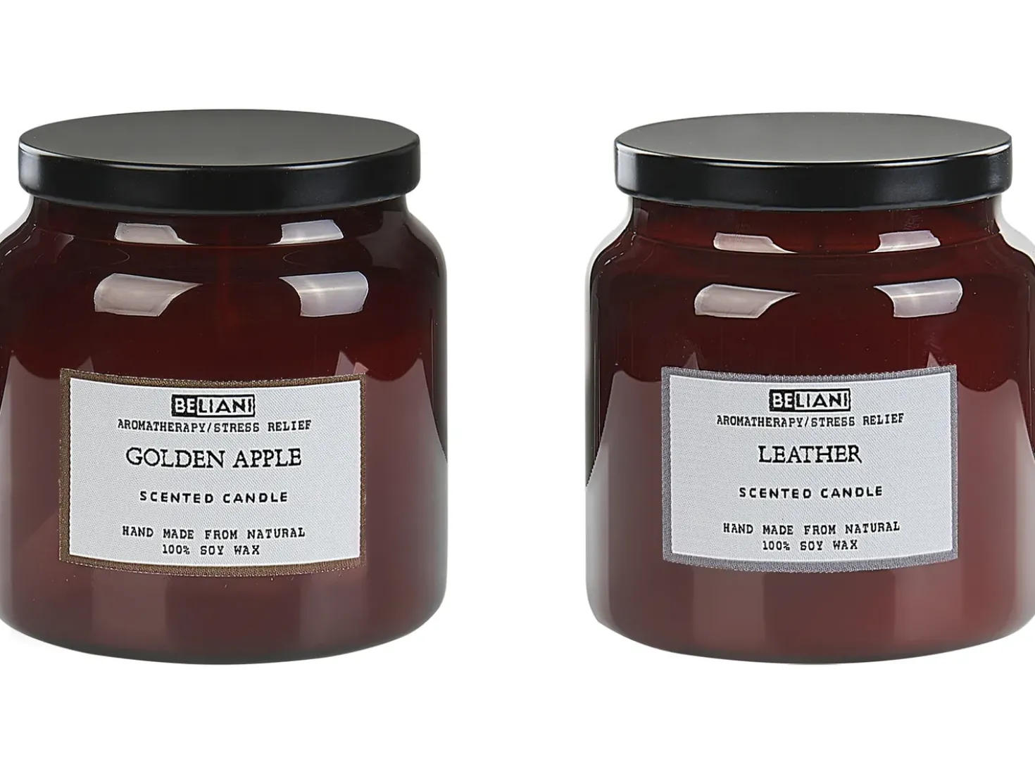 Sæt med 2 duftlys ABSOLUTE ALCHEMY Soja voks Frugtig noter Fresh notes