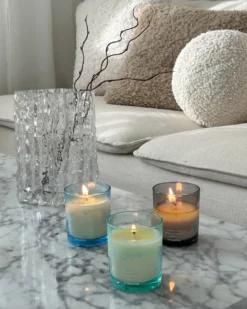 Sæt med 3 duftlys SHEER JOY Soja voks Fresh notes
