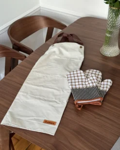 Sæt med køkkentekstiler LACTUCA Beige