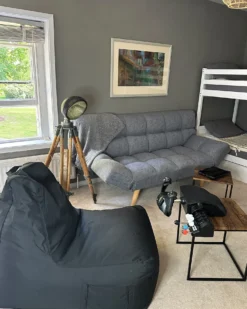 Sæt med 2 sideborde DENNY Mørkebrun