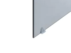 Sæt med 2 sideborde KENDALL Hærdet glas Sort