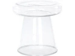 Sæt med 2 sideborde LAGUNA/CALDERA Transparent